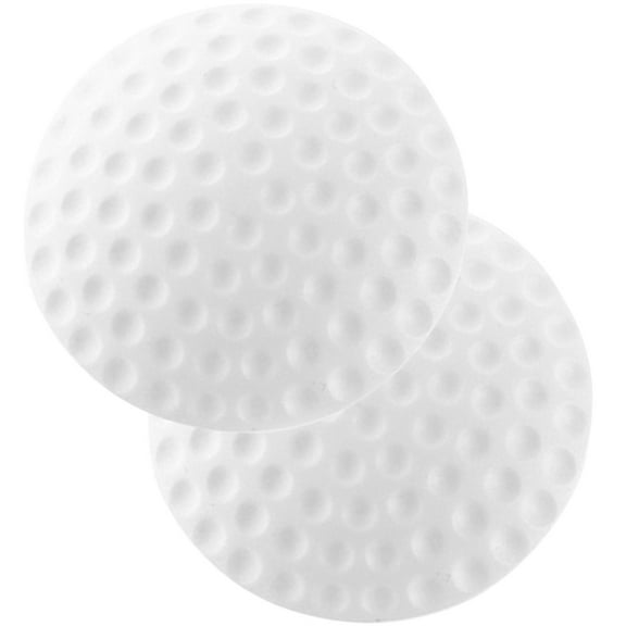 2pcs Self-adhesive Door Handle Bumper Wall Protector Door Guard Stopper Wall Shield (White)