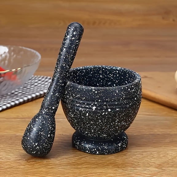 2pcs a Set, Durable PP Manual Garlic Press And Spice Grinder - Perfect for Crushing Herbs And Spices, Ideal for Home Cooking And Restaurant Use, Garlic Press, Pepper And Salt Grinder