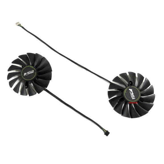 2pcs/Set Graphics Card Fan GPU Cooler 90MM(85MM) PLA09215B12H For RTX2080 RTX 2080S VENTUS Video VGA