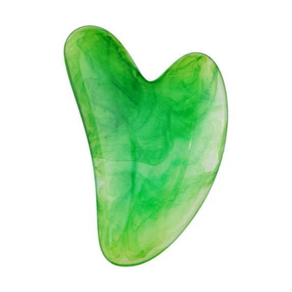 2pcs/Set Kamien Gua for Face Massage Rose Resin Face Massage Gua Board Roller C4U4 Face Scraper A5R1