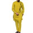 thumbnail image 1 of 2pcs Set Long Sleeve Top Trousers Set Party embroidery Outfits Dashiki African Men Clothing WYN1893, 1 of 5