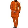 thumbnail image 1 of 2pcs Set Long Sleeve Top Trousers Set Party embroidery Outfits Dashiki African Men Clothing WYN1893, 1 of 5