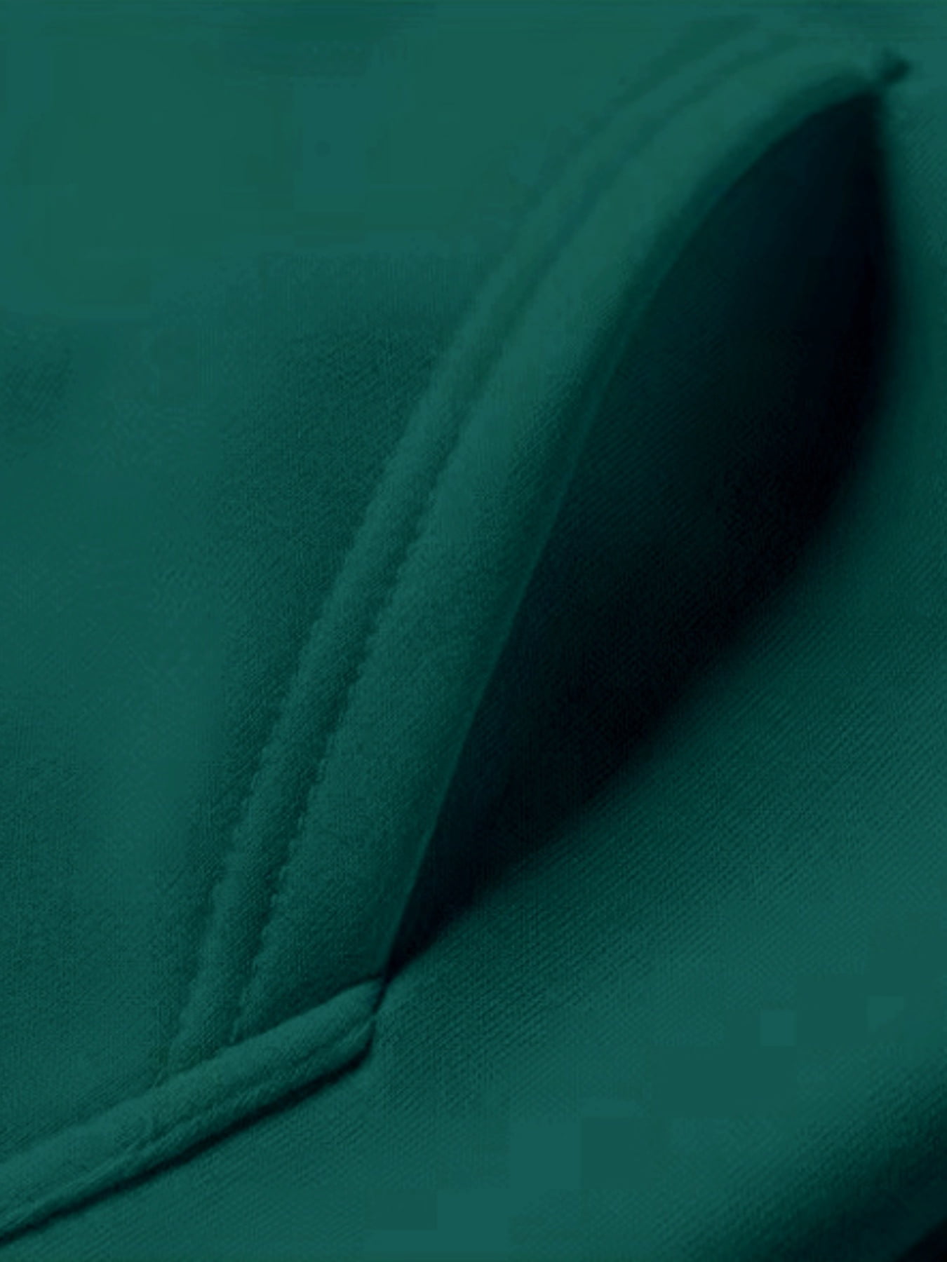 Men's Solid Color Zip-Up Hooded Sweatshirt with Drawstring