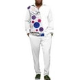 thumbnail image 1 of 2pcs Set Outfits Long Sleeve Shirt With Pant Party Wedding Dashiki African Men Clothes WYN1996, 1 of 2