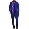thumbnail image 1 of 2pcs Set Outfits Long Sleeve Shirt With Pant Party Wedding Dashiki African Men Clothes WYN1996, 1 of 2
