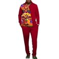 thumbnail image 1 of 2pcs Set Outfits Long Sleeve Shirt With Pant Party Wedding Dashiki African Men Clothes WYN1996, 1 of 2