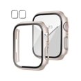 thumbnail image 1 of 2pcs/Set Simple & Fashionable Pc Case With Screen Protector Compatible With Apple Watch Series Ultra Se/9/8/7/6/5/4/3/2/1 38mm - 49mm, Scratch-Proof,, 1 of 5
