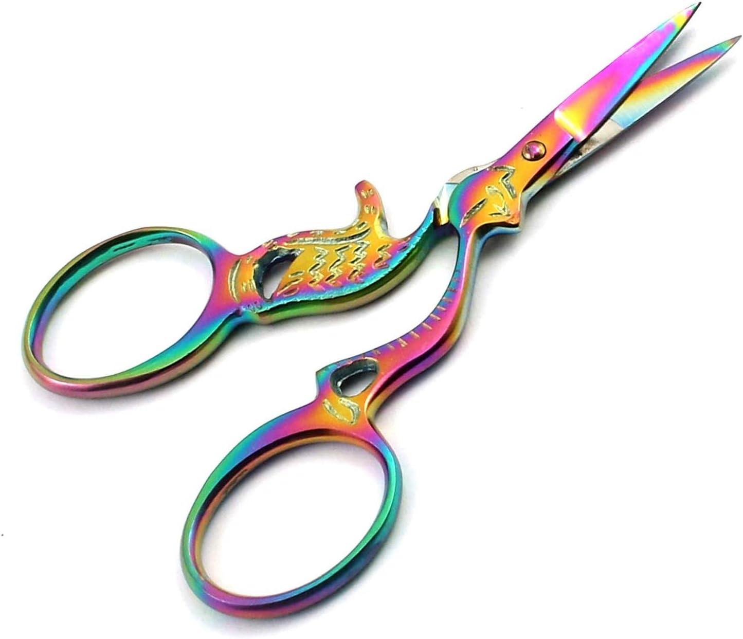 2pcs Set of 2 Multi Titanium Color Rainbow Sewing Craft Embroidery ...