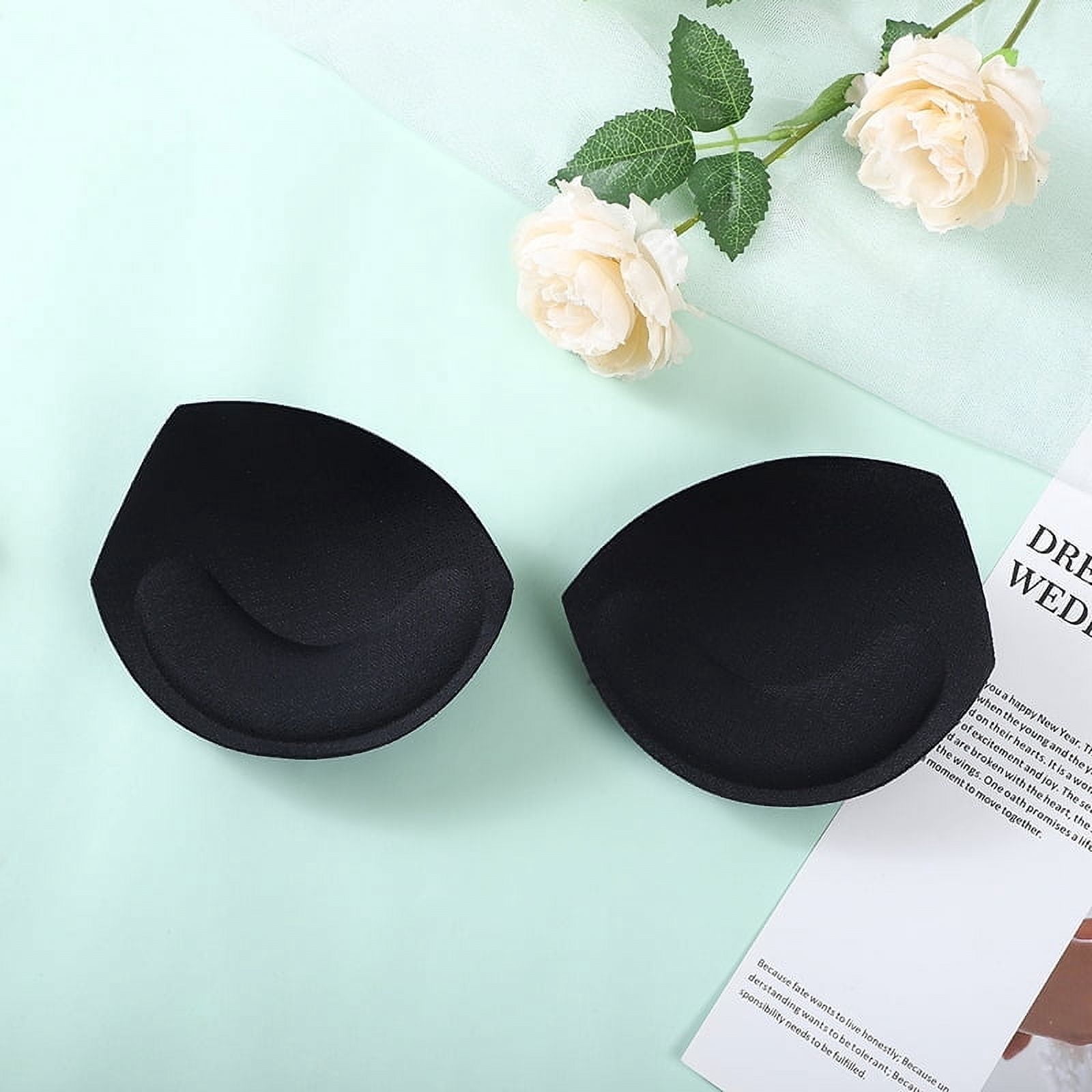 2pcs Sexy Women's Bra Pads Insert Removable Padding Brassiere Breast ...