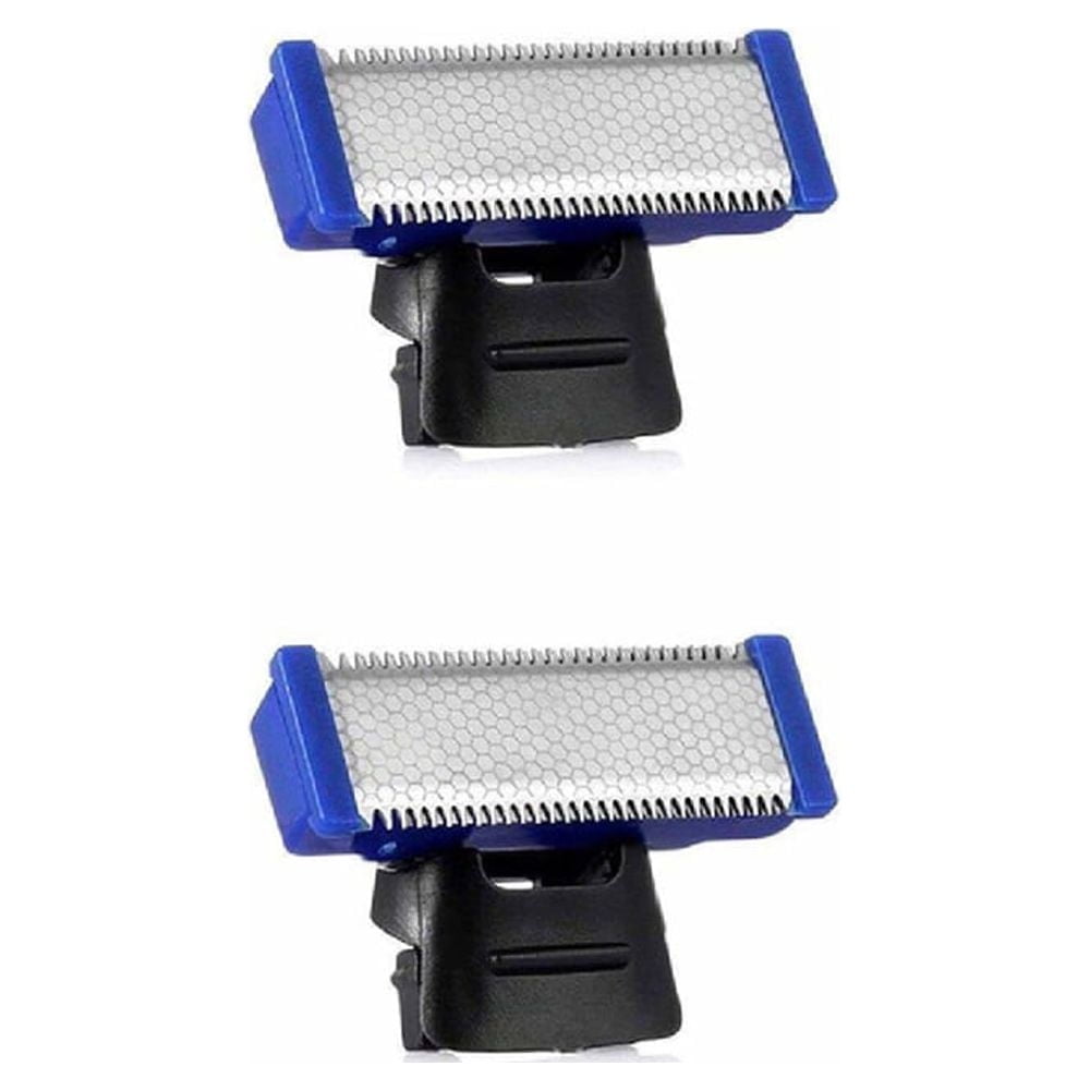 2pcs Shaver Solo Replacement Heads Compatible For Microtouch Solo Mens Shaver Electric Micro Trimmer