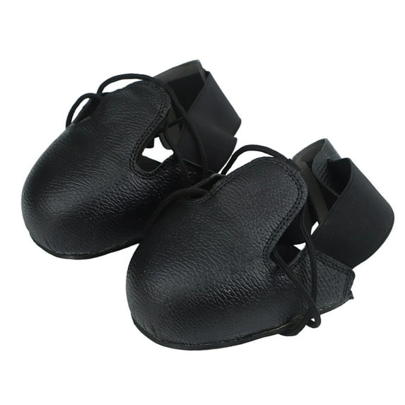 2pcs Shockproof Work Safety Shoe Covers Anti-smash Steel Toe Protective Leather Shoe Covers Work Boots Toe Safety Shoe Covers