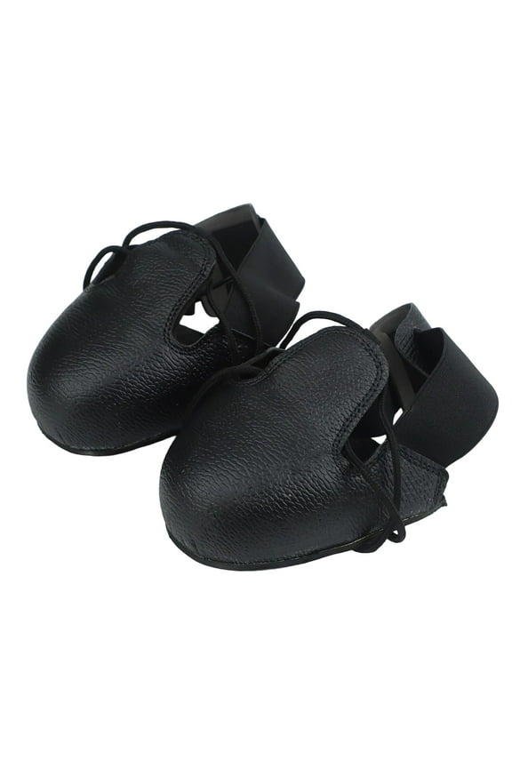 2pcs Shockproof Work Safety Shoe Covers Anti-smash Steel Toe Protective Leather Shoe Covers Work Boots Toe Safety Shoe Covers