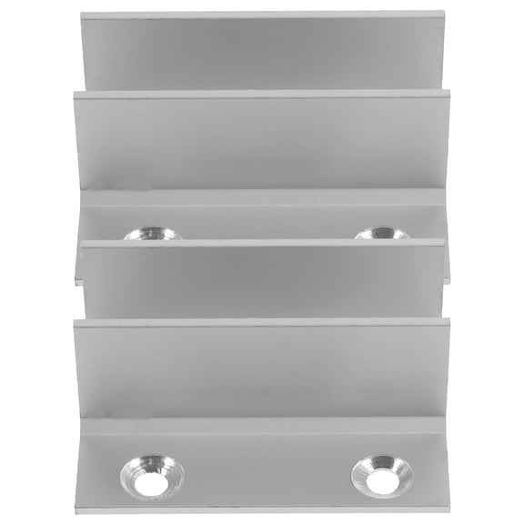 2pcs Shower Door Bottom Guides Sliding Door Stoppers Sliding Door Track Guides