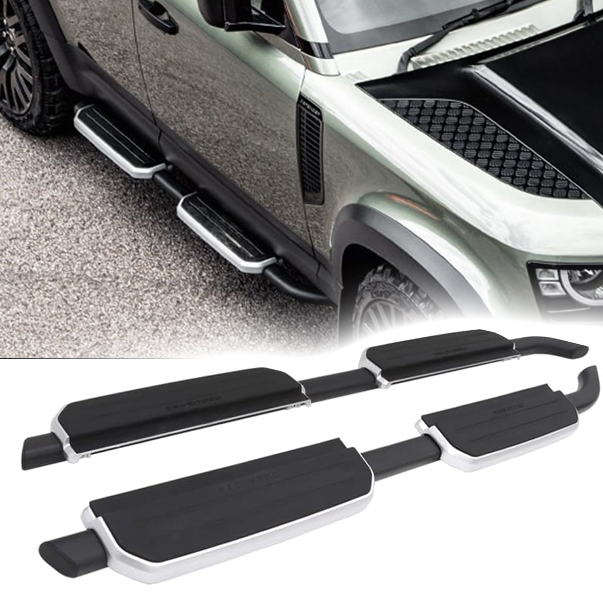 Land Rover Defender Utility Steps 2pcs Side Steps fit for Land Rover Defender 110/130 2020-2024 2025 2026 ...