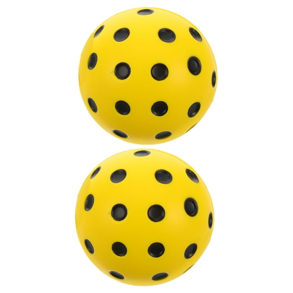 2 Pcs Indoor Soft Sponge Pickleball Low Noise for Quiet Play and Training