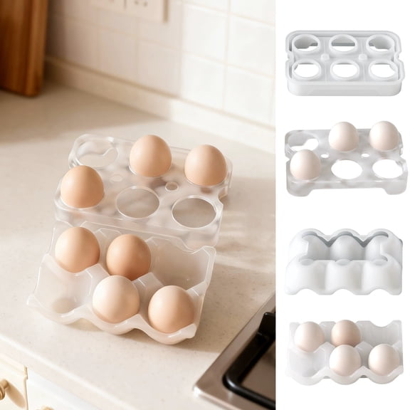 2pcs Silicone Egg Tray Mold for DIY Resin Crafts - Durable Kitchen Coaster Maker