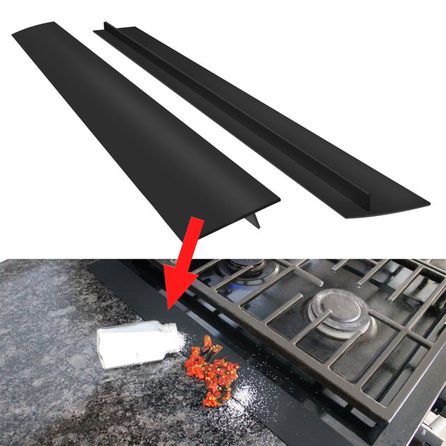 2pcs Silicone Gap Fillers for Stove and Counter, Kitchen Stove Counter