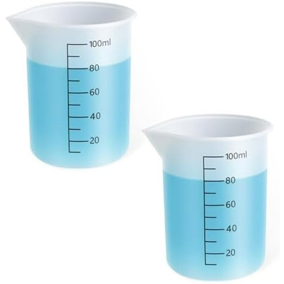 2pcs Silicone Laundry Detergent Measuring Cup Laundry Measuring Cup, Double-Sided Scale Silicone Dispenser Cups Reusable for Liquid Flexible Washable Liquid Detergent Cups for Home Dormitory Hotel