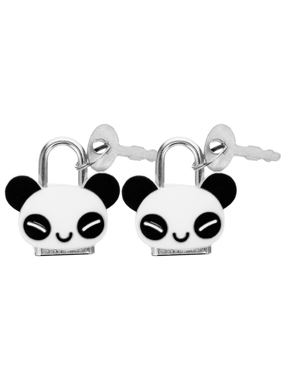 2Pcs Luggage Padlock Mini Silicone Assorted Color For Travel General Users