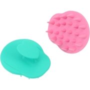 2pcs Silicone Shampoo Brush Silicone Scrubbers Silcone Body Scrubbers Scalp Shampoo Brush Hair Shampoo Brush Hair Scalp Massagers Shampoo Brush Scalp Brush Shampoo Brushes Hair