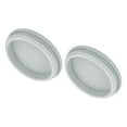 thumbnail image 1 of 2pcs Silicone Snap in Locking Hole Plugs,60.6mm Narrow Groove 5mm for Kitchen Waterproof Sealing Plugs Grey, 1 of 7