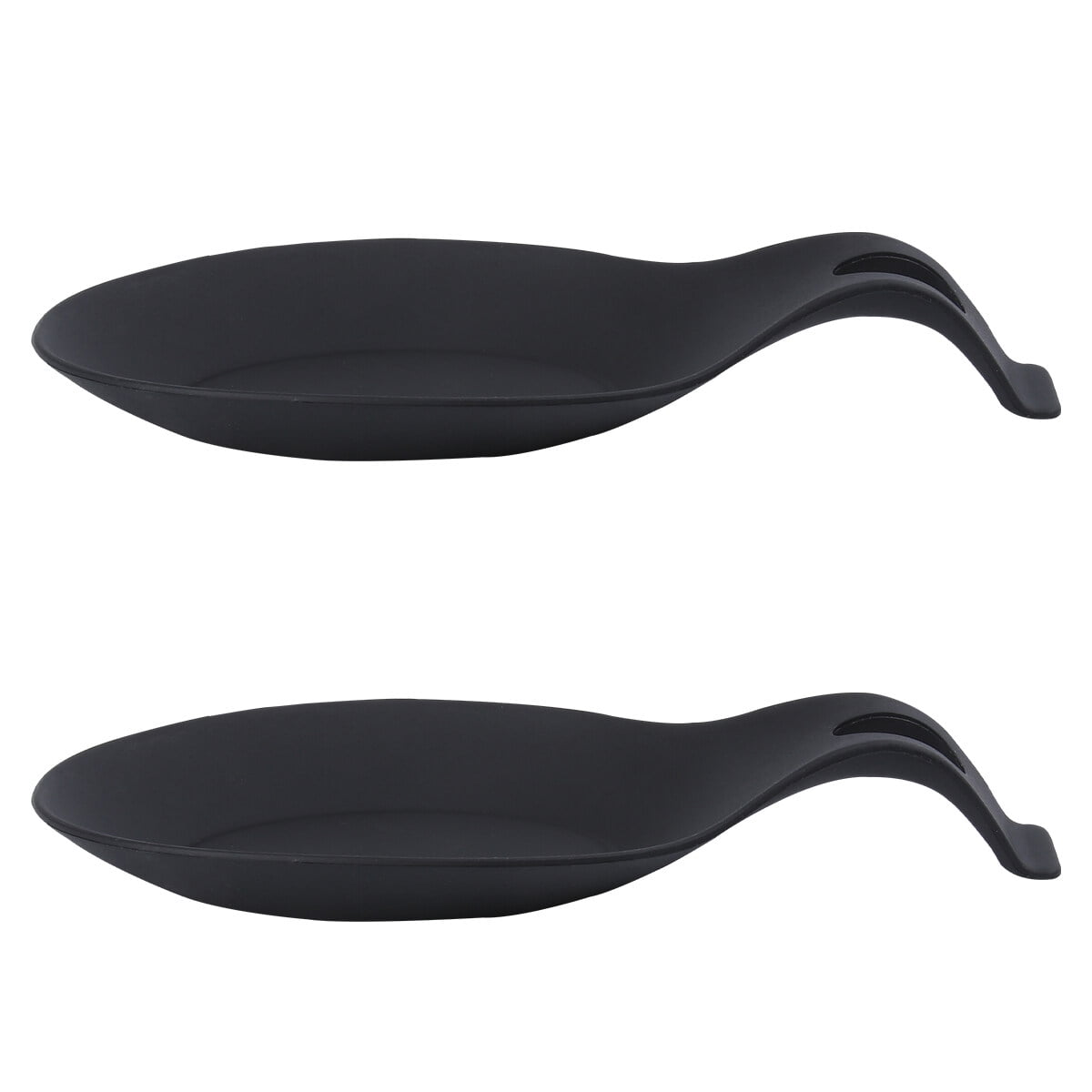 2pcs Silicone Spoon Rests Kitchen Utensil Holder Heat Resistance Spoon