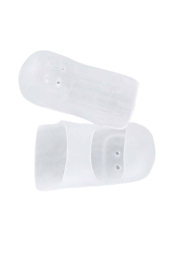 2pcs Silicone Toe Guards Toe Caps Reduce Pressure From Shoes During Walking Running