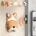 thumbnail image 1 of 2pcs Silicone Wall Protector Door Handle Bumper, Easter Decor/Gifts, Self Adhesive Door Crash Pad, Silent Buffer Sticker for Refrigerator Door Wall Anti-Collision Protector, Easter Decorations, A, 1 of 7