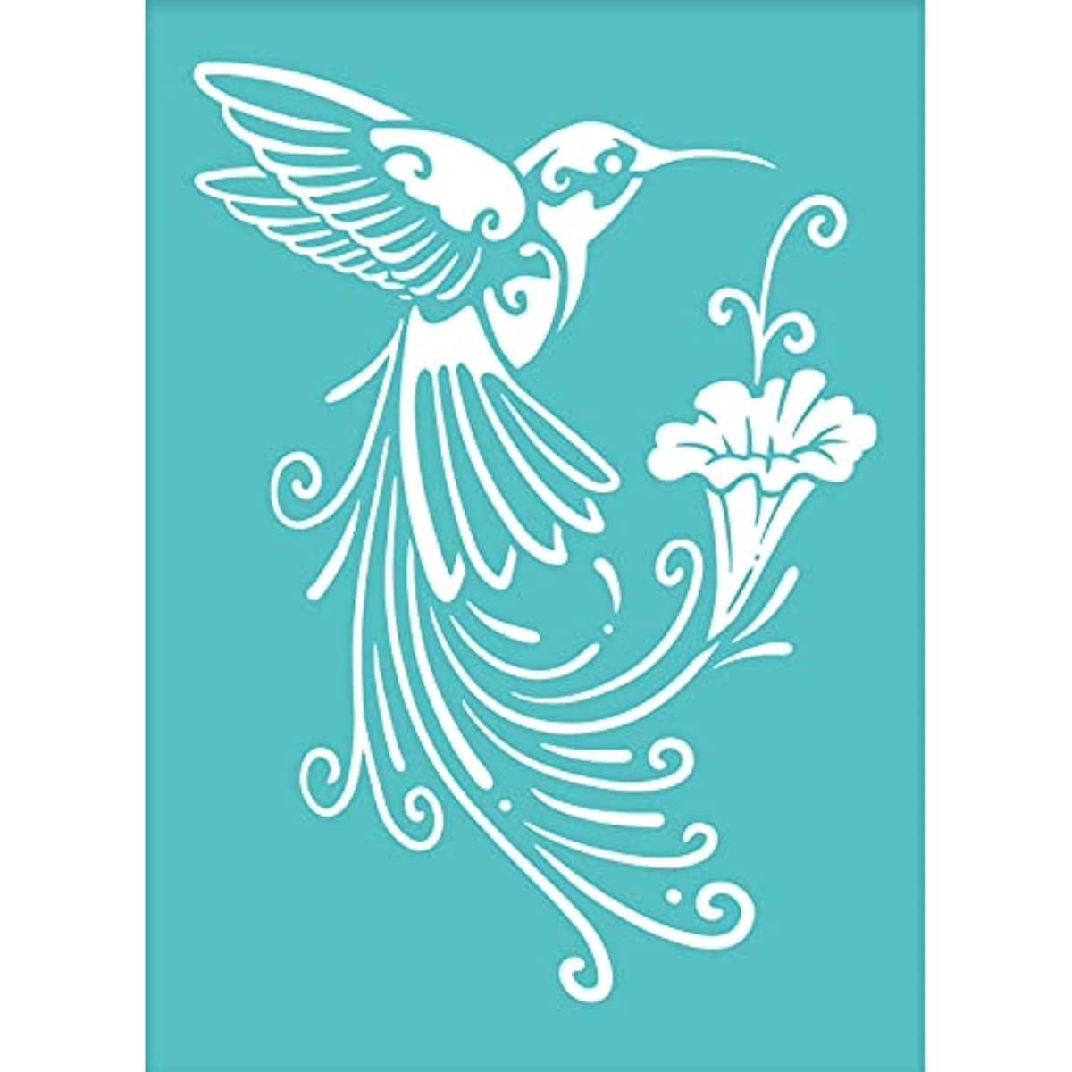 2pcs Silk Screen Printing Stencils Hummingbird Pattern Silkscreen Stencil Self-Adhesive Reusable Mesh Transfers Flower Stencils for Printing on Wood DIY Decoration - 7.7x5.5 inch - Walmart.com 2pcs-silk-screen-printing-stencils-hummingbird-pattern-silkscreen-stencil-self-adhesive-reusable-mesh-transfers-flower-stencils-for-printing-on-wood-diy-decoration-7-7x5-5-inch-walmart-com