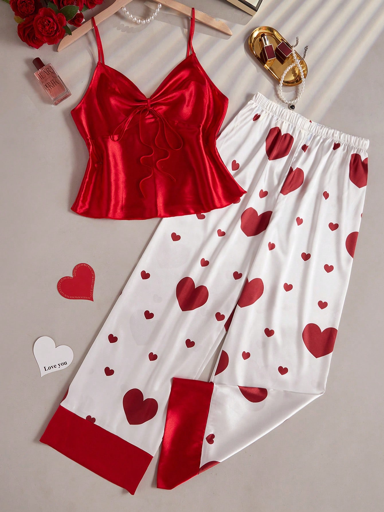 Printed Camisole Pants Two Piece Set