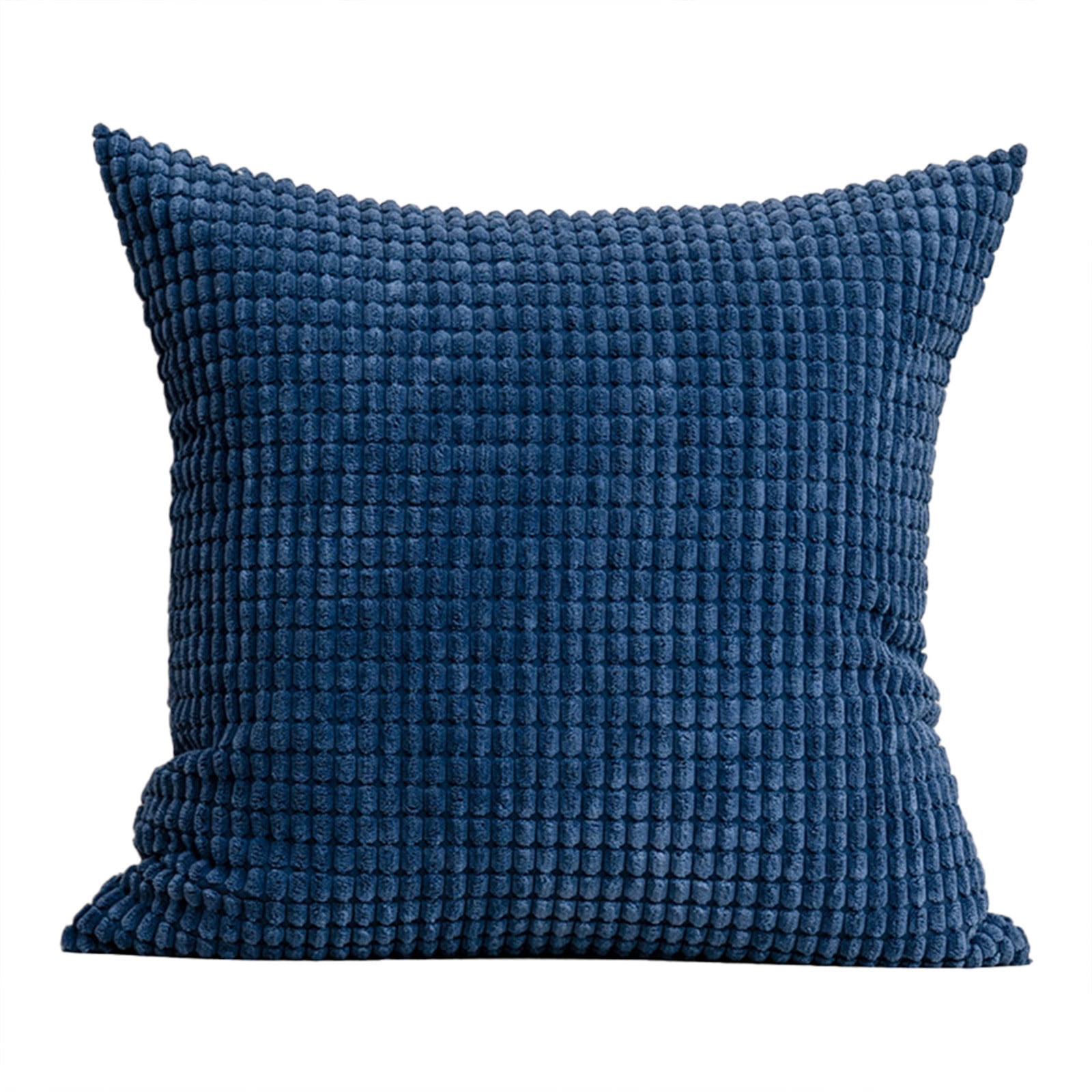 2pcs Simple Corduroy Throw Pillow Living Room Sofa Back Solid Throw