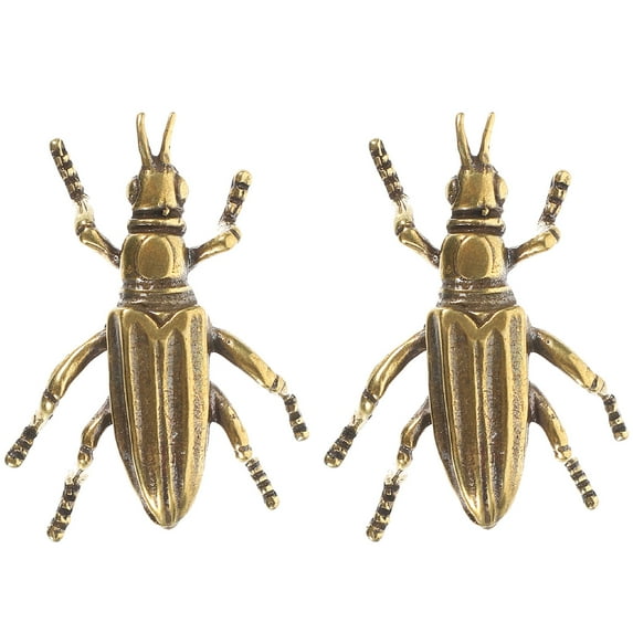 2pcs Simulated Cricket Models Small Cricket Figurines Living Room Cricket Ornaments