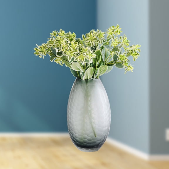 2pcs Simulation Flower Snow Beautiful Desktop Lifelike Fake Floral Decoration for Home Room Hotel Restaurant