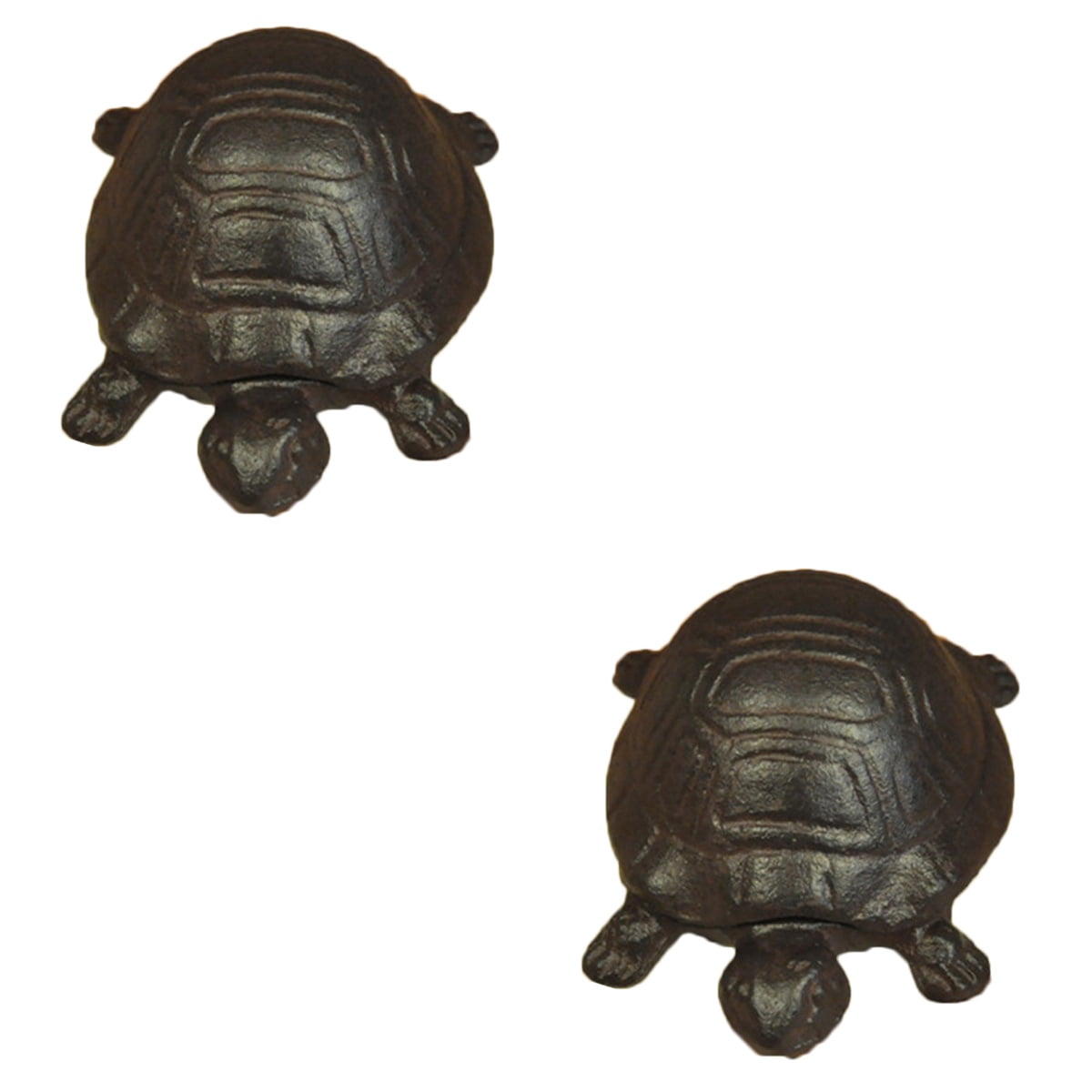 Turtle Key Box 2pcs Simulation Tortoise-type Cast Iron Key Boxes Hidden Storage Case ...