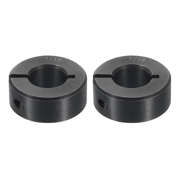 4 Collari Per Albero Doppia Spaccatura 1/4″ – Ossido Nero, Morsetto, SC25D / SC025D – Shorenutz - Foto 2