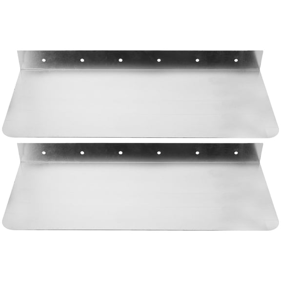 2pcs Sink Splashback Kitchen Splash Guard Water Backsplash Stainless Steel Board Splashing-proof Waterproof (15 X 6 Inch)