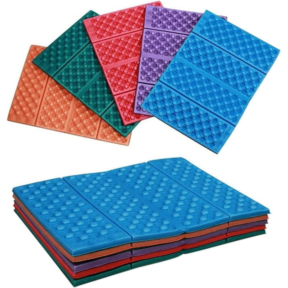 2pcs Sitting Pad, Foam Camping Mat Seat Waterproof Folding Mat for Picnic, Hiking, Backpacking, Mountaineering