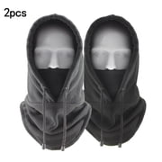 2pcs Ski Balaclavas for Men and Women Wind-Resistant Winter Face Mask Thermal Face Mask With Neck Gaiter for Cold Weather