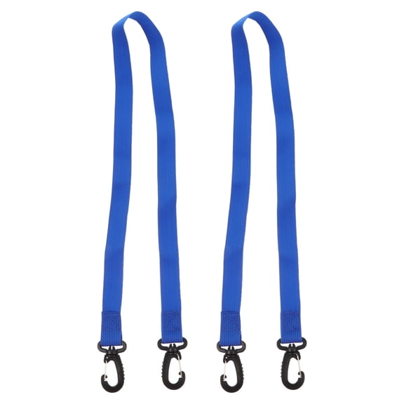 2pcs Ski Boots Carrier Strap Black Ski Shoulder Sling Leash Skiing Accessories