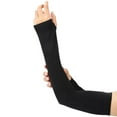 thumbnail image 1 of 2pcs Skin Protecting Arm Sleeves Outdoor Solid Color Ice Silk Loose Sleeves for Comfort and Breathability, 1 of 9
