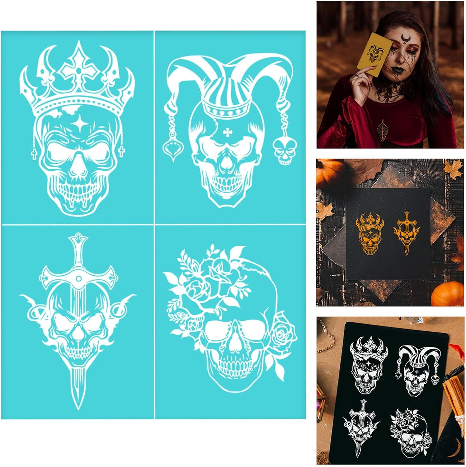 Skull Stencil Template skull-stencil-template