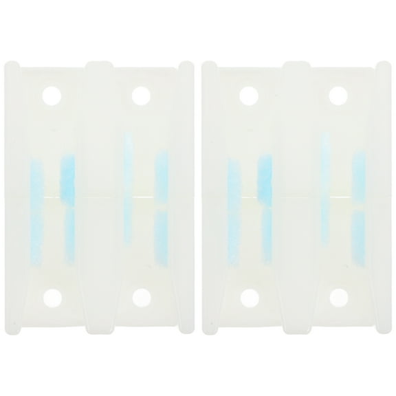 FONDOTIN Sliding Door Guide Wheel White ABS for Glass Doors with Easy Installation 2Pcs