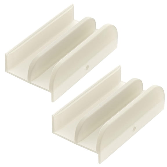 2pcs Sliding Door Sliding Track Plastic Shower Door Plastic Guide Rail 3 Inches Length Height Of 9/16 Inches Shower Doors Parts