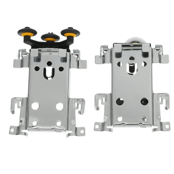 2pcs Sliding Door Wheels Replacement for Closet Glass Door Track Rollers Hardware