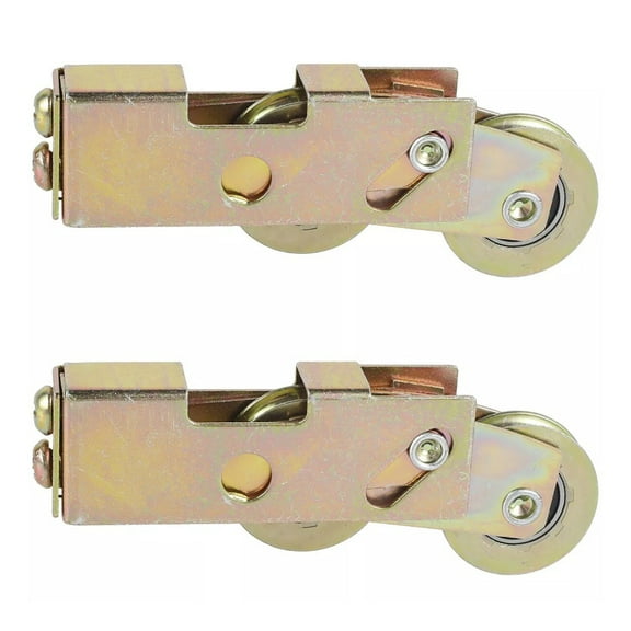 2pcs Sliding Patio Door Rollers 1-1/4inch Sturdy Sliding Door Bearing Wheel Sliding Glass Doors Windows Wardrobes Replace Roller