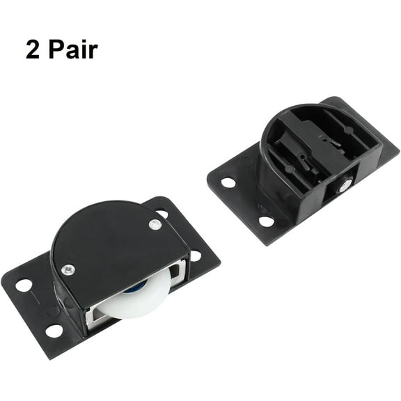 2pcs Sliding Wardrobe Door Hardware Closet Roller Wheel Replacement Cabinet Sliding Roller Wardrobe Pulley Sliding Door Wheels Door Rollers Furniture Hardware