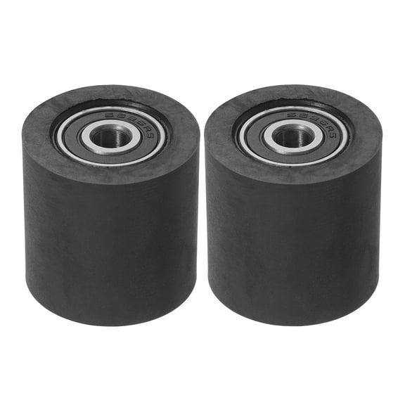 2pcs Sliding Wheel Bearing For Furniture Hardware Accessories PU Bearing Pulley Wheel For Conveyor Roller Bearing Rollers
