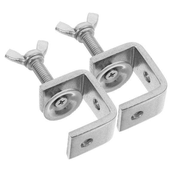 2pcs Small C-clamps Stainless Steel Heavy Duty Clamps Woodworking Tools For DIY Projects