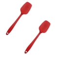 thumbnail image 1 of 2pcs Small Silicone Spatulas Small Rubber Spatula Seamless HeatResistant Non-Stick Flexible Scrapers Baking Tool Kitchen Cooking Tool for Scraping Jar Jams Nut Butters & Mixing Stirring, 1 of 5