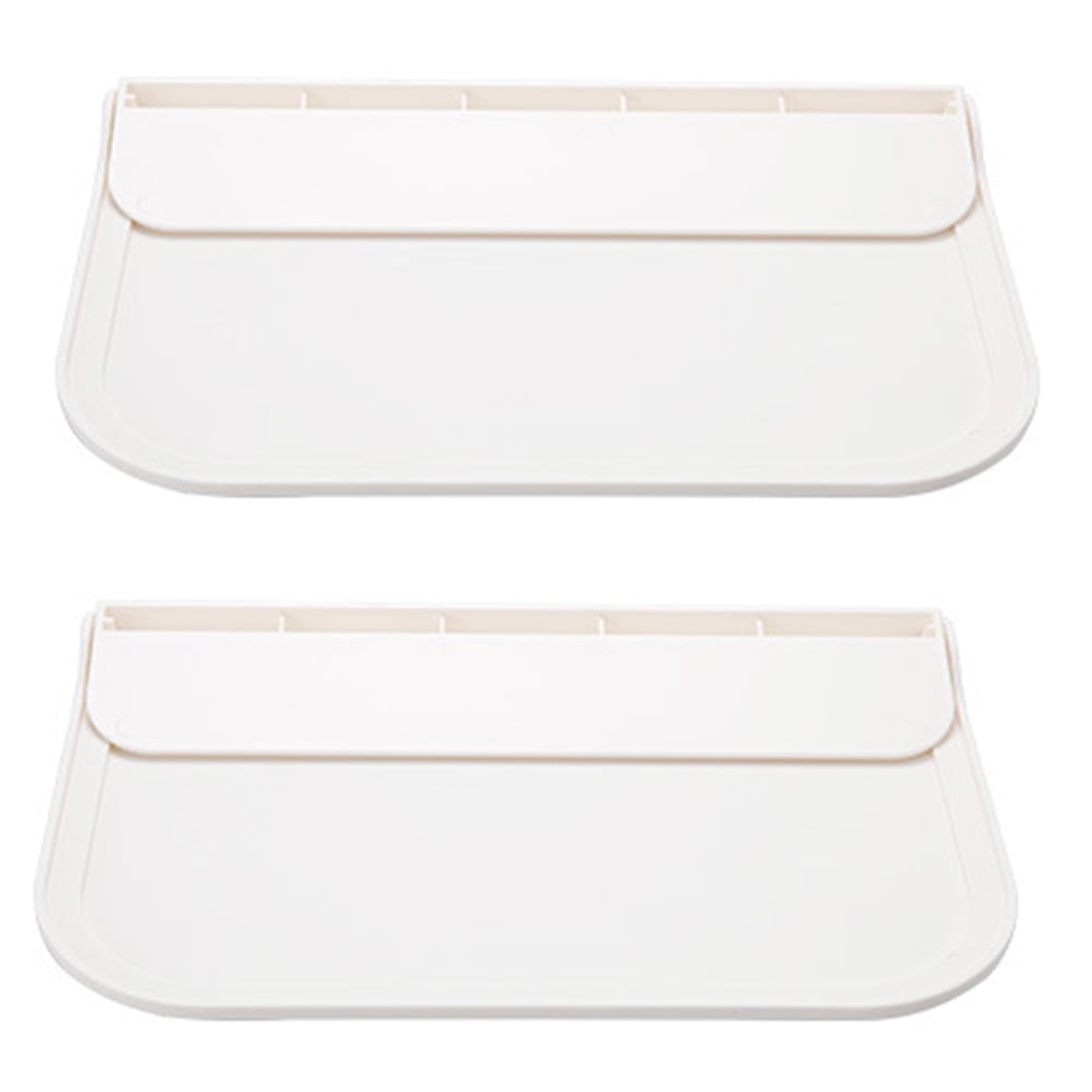 2pcs Small Wall Shelf Foldable Plastic Floating Shelf Display Shelves